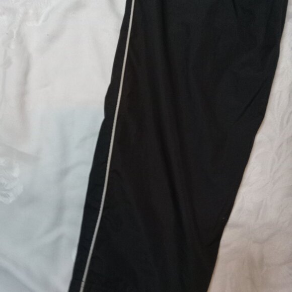 Youth Sport Tek Track Wind Pants YL Black Athletic Lined Zip Sz 10/12 Sportek - Picture 6 of 9